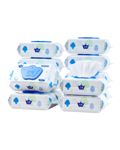 Zichu Baby Wet Wipes, Soft Facial & Hand Wipes for Infants, 80 Sheets per Pack, 12 Packs