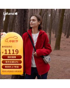 LAFUMA Women's Outdoor Fleece Jacket, Thickened Warm Waist-Cinching Casual Coat for Autumn and Winter LFJA4CR64