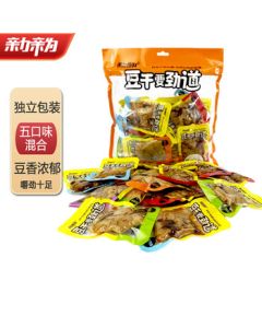 Hands-On Mushroom Tofu Snack - Spicy Strips Mixed 5 Flavors Vegetarian Dried Tofu 400g Snack Gift Pack