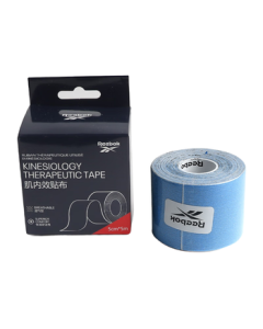 Reebok Muscle Tape Sports Kinesiology Tape for Muscle Strain, Football, Knee, and Ankle Support with Self-Adhesive Elastic Bandage