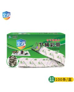 Fly Trap Ribbon 100 Strips/Box, Fly Sticky Strips, Fly Sticky Tape, Fly Sticky Roll, Fly Paper, Fly Sticky Ribbons