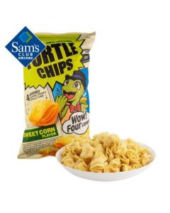 HAITAI Calbee Korea Imported Sweet Corn Flavored Tortilla Chips (Puffed Snack) 481g