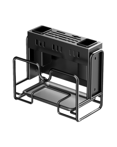 Jiabangshou Knife Holder Storage Rack Multi-functional Cutting Board and Kitchen Knife Organizer Countertop Style