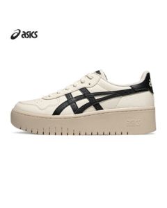 ASICS Japan S PF Unisex Fashion Casual Sneakers in Beige/Black - Size 39