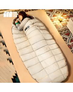 TANXIANZHE Explorer Feather Down Sleeping Bag for Adults, Extra Wide & Thickened Warm Camping Sleeping Bag for Outdoor/Indoor Use in Autumn and Winter