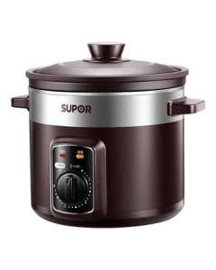 SUPOR Electric Stew Pot 4L Smart Fast Soup Pot Automatic Multi-functional Ceramic Slow Cooker Porridge Soup Stew Pot DG40YK6-30