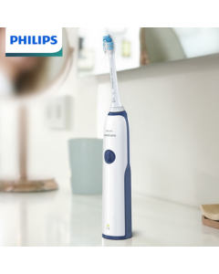 PHILIPS Electric Toothbrush for Adults, Sonic Vibration, Smart Whitening, Gum Care HX3226