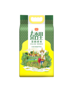 Manjixiang Thai Fragrant Jasmine Rice 5KG Long Grain Rice 10 Jin