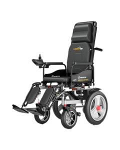 LONGWAY Electric Wheelchair for Seniors, Fully Automatic Foldable Reclining Travel Smart Wheelchair for Disabled LW01302A08