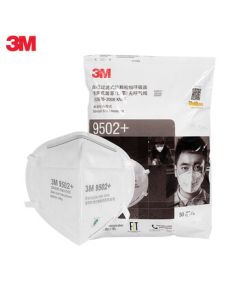 3M9502+ Particulate Filtering Respirator (Headband Style) Spring Festival Travel Protection Eco-Friendly Pack 50pcs/Bag 1 Bag