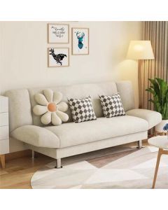 Zhixinghui Fabric Sofa - Small Space Modern Minimalist Three-Seater, Popular Nordic Style Living Room or Bedroom Compact Sofa for Rental Apartments