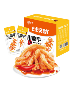 Jinzai Instant Vegetarian Tripe Snack - Konjac Delicacy (BBQ Flavor) 18g*20 Packs
