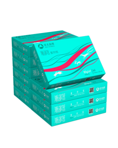 Asia Symbol Tribe A4 Copy Paper 80g 500 Sheets*10 Packs Smooth & Jam-Free Double-Sided Copy Paper High Cost Performance 5000 Sheets per Box [Professional Paper Manufacturer]