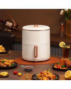 Konka Air Fryer, 4.5L Large Capacity Smart Home Oil-Free Low-Fat Deep Fryer KKZG-4503-M