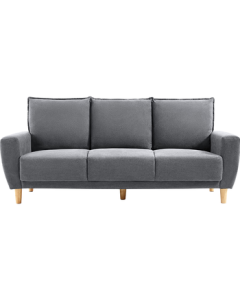 Lin's Home Apartment Simple Fabric Sofa, Living Room Two-Seater Small Sofa, Rental Lazy Small Space Straight Sofa LS075