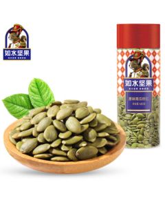 Rushui Original Flavor Pumpkin Seeds 480g/Tin - Lightly Roasted Nutty Snack for All Ages
