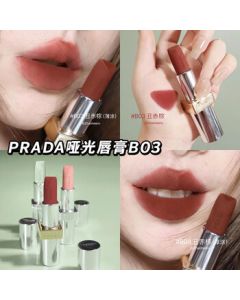 PRADA Matte Lipstick B03 Ugly Red Brown 3.8g 【Partial expiry until Aug 26】