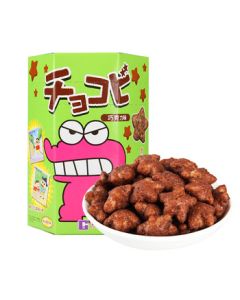 Bandai Namco Mr. Crocodile Mountain Corn Crisps Chocolate Flavor 25g - Crayon Shin-chan Snacks for Kids