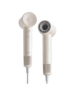 Lafine High-Speed Hair Dryer, Quick-Dry Hair Care Blow Dryer for Home Use, Lafine Negative Ion Hair Dryer, Birthday Gift SE Lite Milk Tea Color + Nozzle + Stand