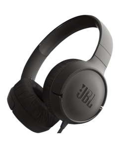JBL TUNE500 Over-Ear Wired Headphones with Microphone - Sports and Gaming Headset - Midnight Black