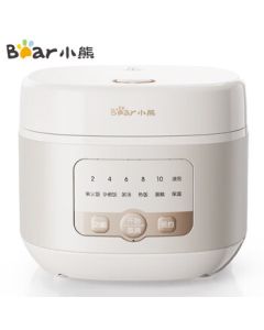 Bear Electric Rice Cooker, 5L Large Capacity Smart Home Rice Cooker with Firewood Cooking Mode, Preset Timer, 4-5 or 5-8 Person Multi-functional Rice Pot, 5L DFB-P50N3