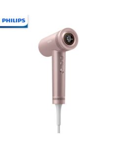 PHILIPS Hair Dryer, Home High-Speed Hair Dryer with 360 Million Negative Ions Scalp Care Technology, Fast Drying & Hair Protection, BHD737 Gilded Barrel