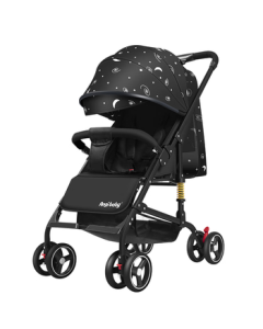 ANGI BABY Baby Stroller, Convertible Sit-to-Lie Foldable Newborn Shockproof Umbrella Stroller Lightweight Baby Carriage