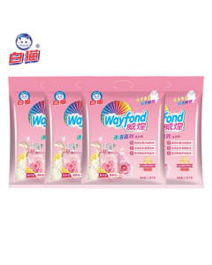 White Cat Weihuang Instant High-Efficiency Laundry Powder 4.76lb*4 Bags (Whole Box) with High-Efficiency Oil Removal Factor
