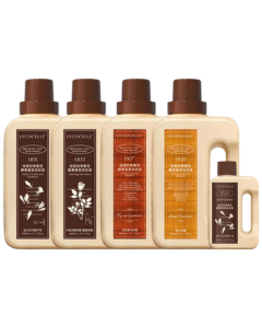 Zhanjia Four Seasons Floral Fragrance Laundry Detergent 600ml*4 (Gardenia + Rose + Fig + Almond) + 90ml Jasmine