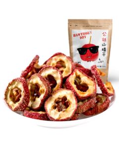Yimeng Commune Dried Hawthorn Slices for Tea 500g/Bag, Seedless & Additive-Free, Dried Fresh Hawthorn for Fruit Tea