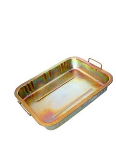 Quanyou Oil Drain Pan, Auto Repair Parts Cleaning Tray with Handle, Waste Oil Collection Pan for Oil Change Tool, Medium Size 640*440*105mm