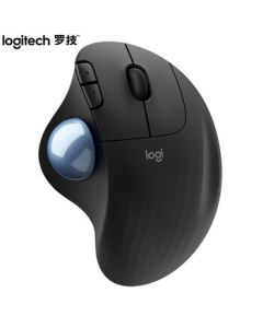 Logitech M575 Wireless Bluetooth Mouse - Ergonomic Trackball for Office, Laptop, and Home Use - Commercial Edition (Graphite Black)