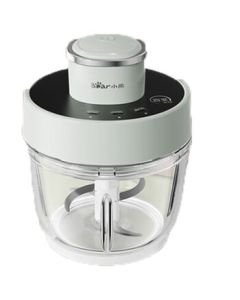 Bear Electric Meat Grinder, Home Use Mincer, Chopper, Multifunctional Food Processor, Stainless Steel Blender for Meat, Dumpling Filling, Garlic (Model: QSJ-D03X1, 2L)