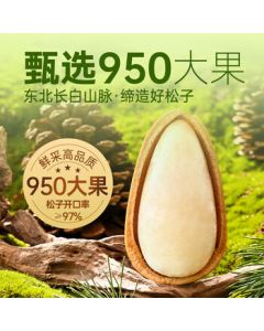 Xueji Roasted Snacks Open Shell Pine Nuts, Dried Nuts, Office Snacks, 120g