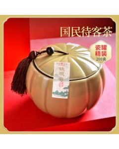 Tenfu Tea Fujian Oolong Tea - Ceramic Tin Anxi Tie Guan Yin Light Aroma Premium Grade 200g Gift Box Tea for Gifting
