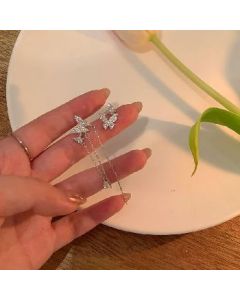 Earrings Stud 925 silver pin