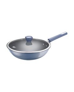 SUPOR Titanium Non-Stick Frying Pan 32cm, Lightweight with Less Smoke, Household Non-Stick Wok EC32JGC06