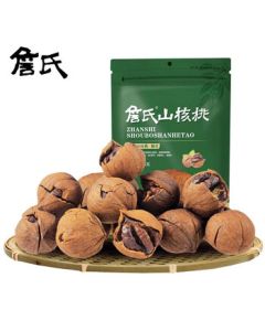 Zhan's Hand-Cracked Mountain Walnuts Bagged Snack - Salt and Pepper Flavor 405g