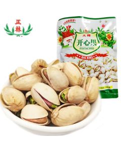 Zhenglin Pistachios 260g/Bag Natural Large Kernels Unbleached Daily Nuts Dried Fruits Snacks for Pregnant Women