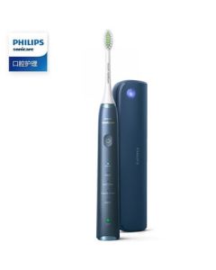 PHILIPS Electric Toothbrush for Adults Couple Set with UV Sanitizing Case HX2481/03 Blue