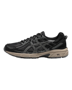 ASICS Men's Comfortable and Breathable Trail Running Shoes GEL-VENTURE 6 Black/Grey 42.5