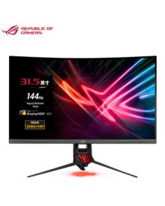 ASUS ROG Strix XG32VQR 31.5-inch Curved Gaming Monitor, 2K HDR, 144Hz, Aura Sync, 1800R