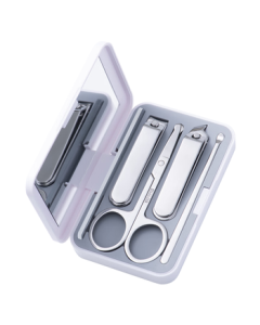 Warner Linkai Nail Clipper Set with Nose Hair Scissors, Ear Spoon, and Customizable Logo