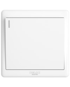 DELIXI Switch Socket Panel CD815 Series Single-Gang One-Way Switch QSE86K1