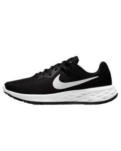 Nike NIKE Men's Running Shoes Cushioned Breathable REVOLUTION 6 Sneakers DC3728-003 Black White Size 40