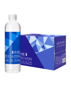 Eneng Zinc-Fortified Sugar-Free, Carbonate-Free, Alkaline, Zero-Fat, Zero-Calorie Soda Water Beverage 500ml*15 Bottles (Case Pack)