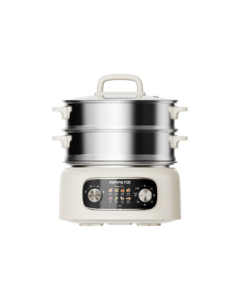 Joyoung Electric Steamer, Cooker, and Hot Pot - 3-Tier 15.5L Large Capacity Stainless Steel Multi-Purpose Pot with Detachable Design for Steaming, Stewing, Boiling, and Cooking (Model GZ561)