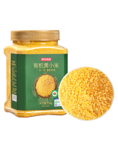 Jingdong Homemade Organic Yellow Millet 1.8kg (Rich Rice Oil, Multigrain Small Yellow Millet, Golden Seed K1 for Children & Pregnant Women's Porridge)