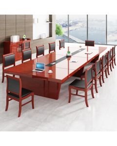 Xitian Furniture Painted Conference Table Long Table with Real Wood Veneer Worktable 3.5*1.5m Conference Table