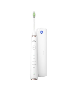 PHILIPS Electric Toothbrush - Sonic Whitening Powerhouse for Adults with Micro Bubble Cleaning Technology, Ideal Birthday Gift for Boyfriend/Girlfriend, HX2481/01 Elegant White